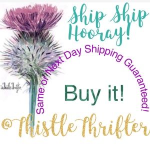 FAST SHIPPING @ThistleThrifter!
